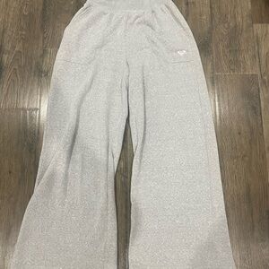 Roxy Gray Sweatpants Relaxed Fit Joggers